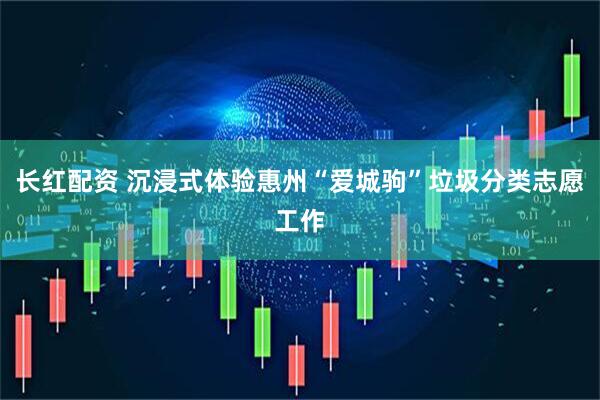 长红配资 沉浸式体验惠州“爱城驹”垃圾分类志愿工作