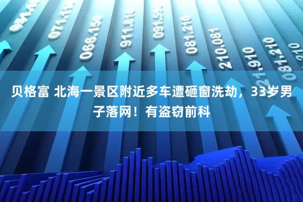 贝格富 北海一景区附近多车遭砸窗洗劫，33岁男子落网！有盗窃前科