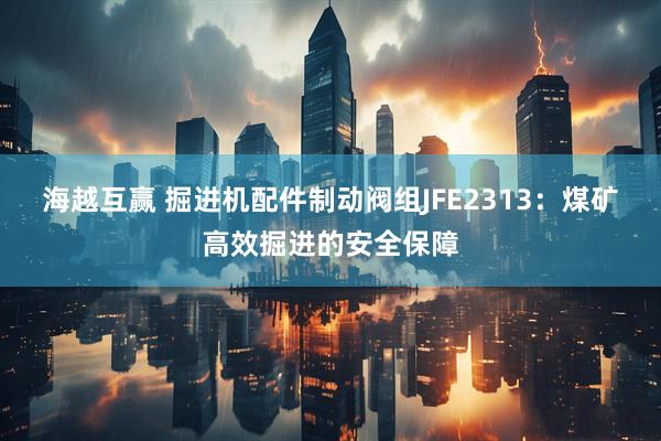 海越互赢 掘进机配件制动阀组JFE2313：煤矿高效掘进的安全保障